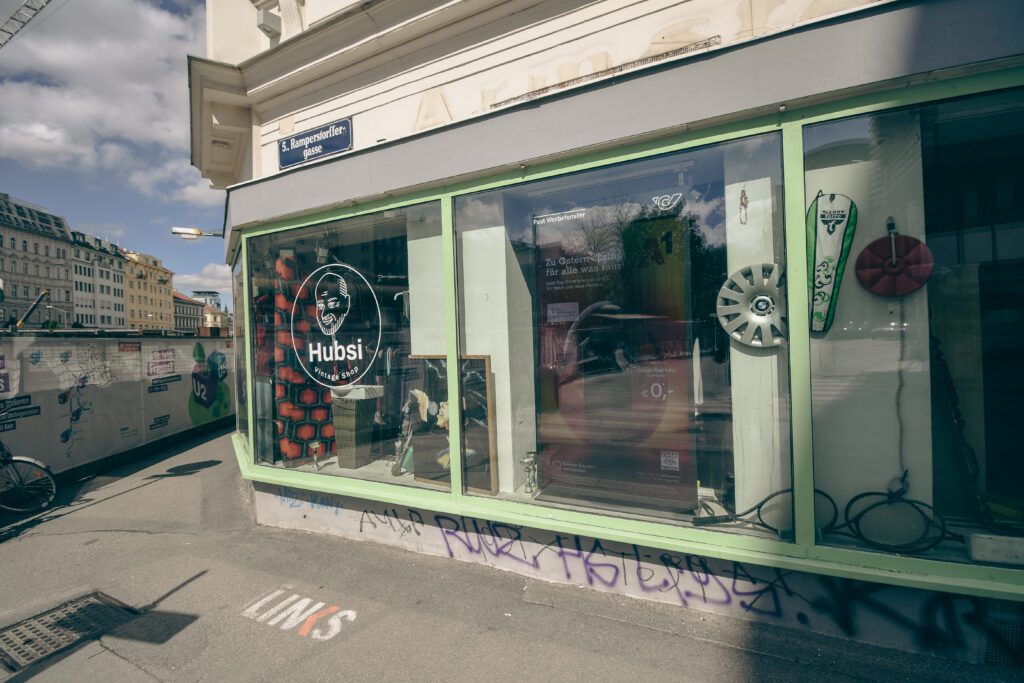 Hubsi Shop – Rechte Wienzeile 103, 1050 Wien